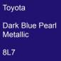 Preview: Toyota, Dark Blue Pearl Metallic, 8L7.